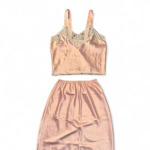 Christian dior tank top and skirt